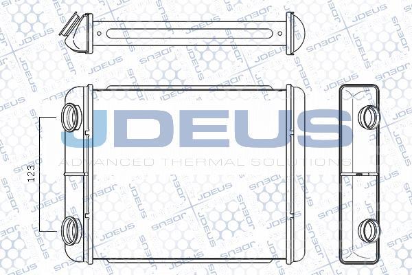 Jdeus M-223032A - Теплообменник, отопление салона autospares.lv