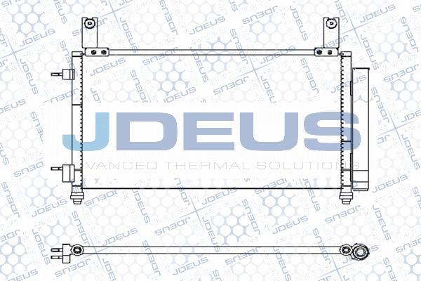 Jdeus M-7560110 - Конденсатор кондиционера autospares.lv