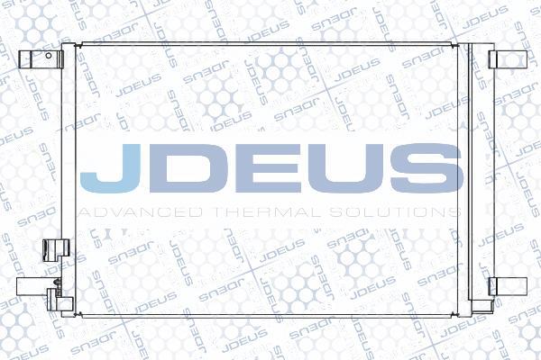 Jdeus M-7010660 - Конденсатор кондиционера autospares.lv