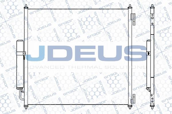 Jdeus M-702041A - Конденсатор кондиционера autospares.lv