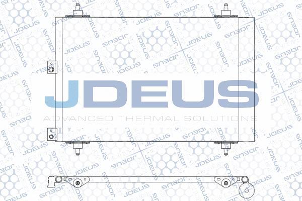 Jdeus M-7070580 - Конденсатор кондиционера autospares.lv