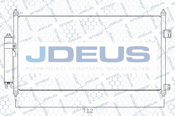 Jdeus M-7190830 - Конденсатор кондиционера autospares.lv