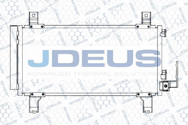 Jdeus M-7160290 - Конденсатор кондиционера autospares.lv