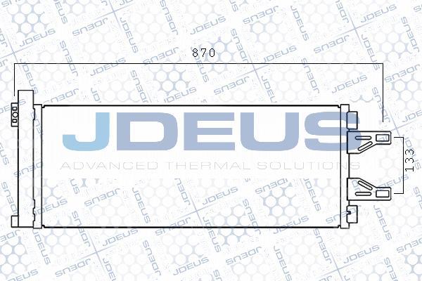 Jdeus M-7111210 - Конденсатор кондиционера autospares.lv