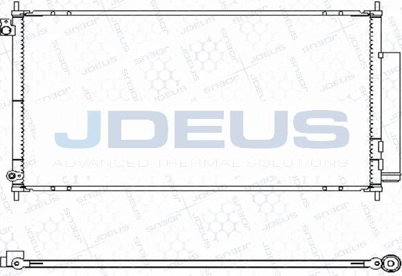 Jdeus M-7130530 - Конденсатор кондиционера autospares.lv