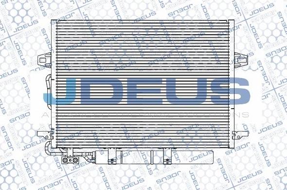 Jdeus M-7170470 - Конденсатор кондиционера autospares.lv