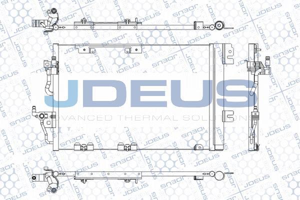 Jdeus M-7200990 - Конденсатор кондиционера autospares.lv