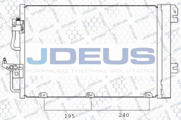 Jdeus M-7200970 - Конденсатор кондиционера autospares.lv