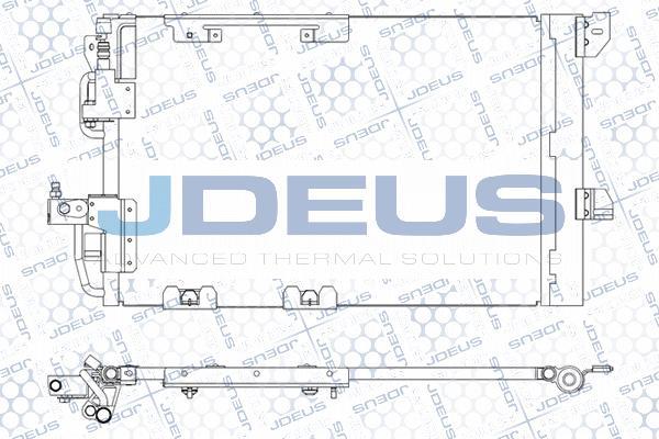 Jdeus M-7200420 - Конденсатор кондиционера autospares.lv