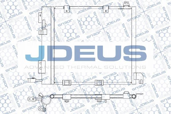 Jdeus M-7200780 - Конденсатор кондиционера autospares.lv