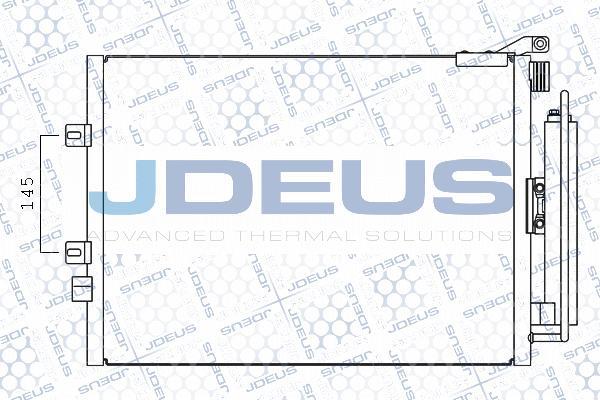 Jdeus M-7231200 - Конденсатор кондиционера autospares.lv