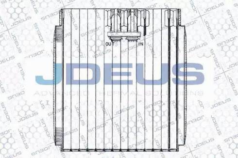 Jdeus RA9140020 - Испаритель, кондиционер autospares.lv
