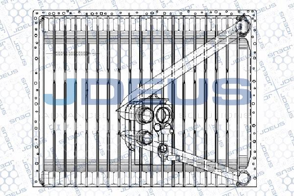 Jdeus RA9110970 - Испаритель, кондиционер autospares.lv