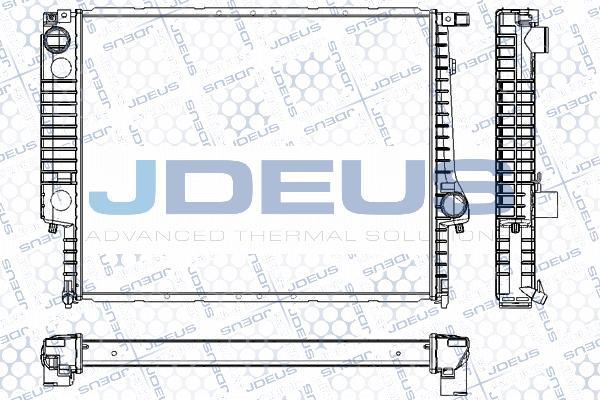 Jdeus RA0050440 - Радиатор, охлаждение двигателя autospares.lv