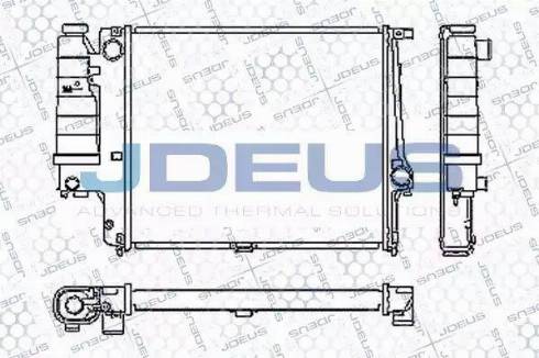 Jdeus RA0050470 - Радиатор, охлаждение двигателя autospares.lv