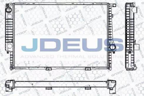 Jdeus RA0050550 - Радиатор, охлаждение двигателя autospares.lv