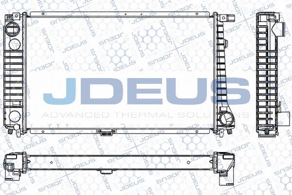 Jdeus RA0050510 - Радиатор, охлаждение двигателя autospares.lv