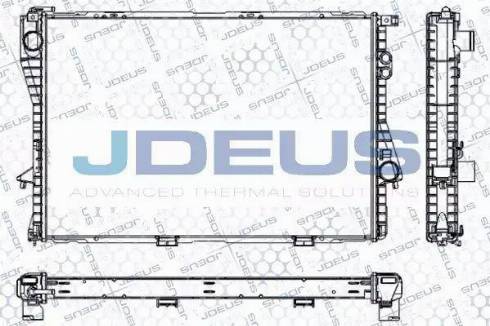 Jdeus RA0050530 - Радиатор, охлаждение двигателя autospares.lv