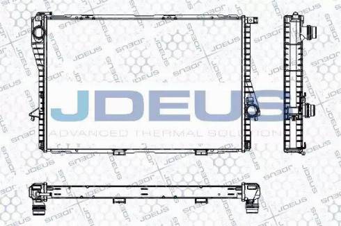 Jdeus RA0050630 - Радиатор, охлаждение двигателя autospares.lv