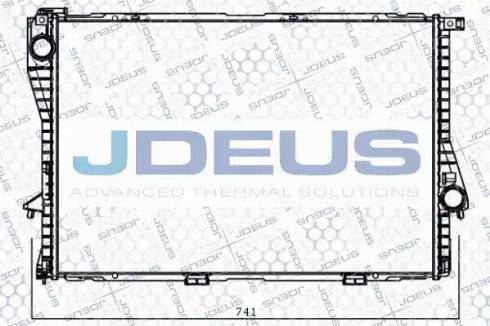 Jdeus RA0050631 - Радиатор, охлаждение двигателя autospares.lv