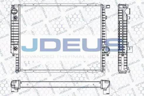 Jdeus RA0050040 - Радиатор, охлаждение двигателя autospares.lv