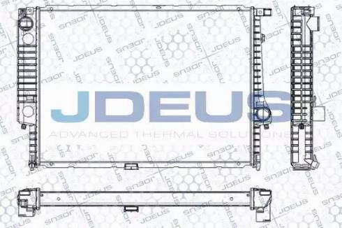 Jdeus RA0050050 - Радиатор, охлаждение двигателя autospares.lv