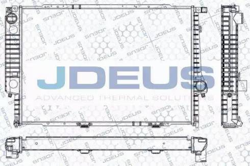 Jdeus RA0050080 - Радиатор, охлаждение двигателя autospares.lv