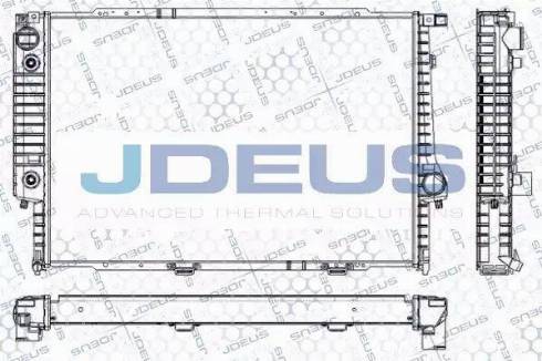 Jdeus RA0050070 - Радиатор, охлаждение двигателя autospares.lv