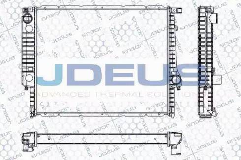 Jdeus RA0050150 - Радиатор, охлаждение двигателя autospares.lv