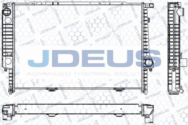 Jdeus RA0050180 - Радиатор, охлаждение двигателя autospares.lv