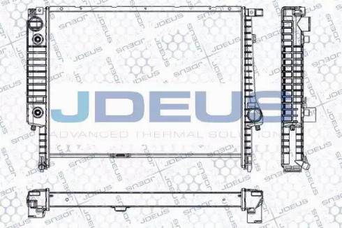 Jdeus RA0050170 - Радиатор, охлаждение двигателя autospares.lv