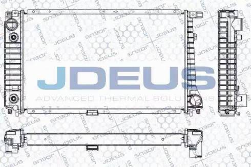 Jdeus RA0050380 - Радиатор, охлаждение двигателя autospares.lv