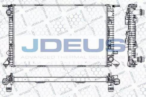 Jdeus RA0010450 - Радиатор, охлаждение двигателя autospares.lv