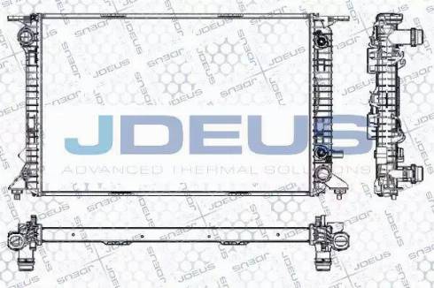 Jdeus RA0010460 - Радиатор, охлаждение двигателя autospares.lv