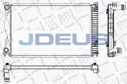 Jdeus RA0010400 - Радиатор, охлаждение двигателя autospares.lv