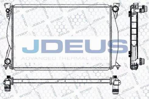 Jdeus RA0010410 - Радиатор, охлаждение двигателя autospares.lv