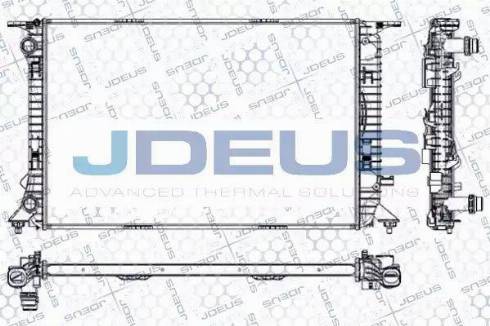 Jdeus RA0010430 - Радиатор, охлаждение двигателя autospares.lv