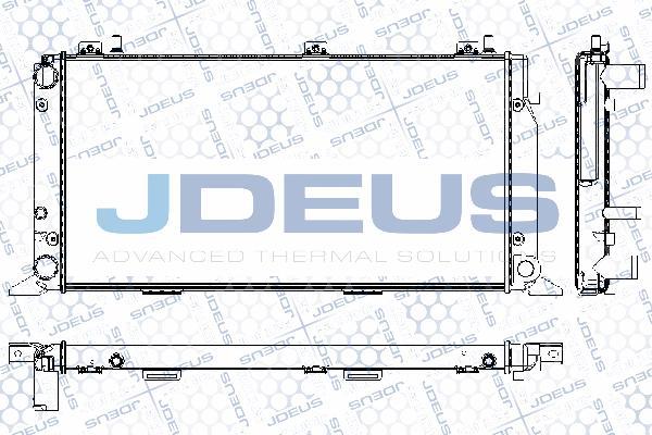 Jdeus RA0010021 - Радиатор, охлаждение двигателя autospares.lv