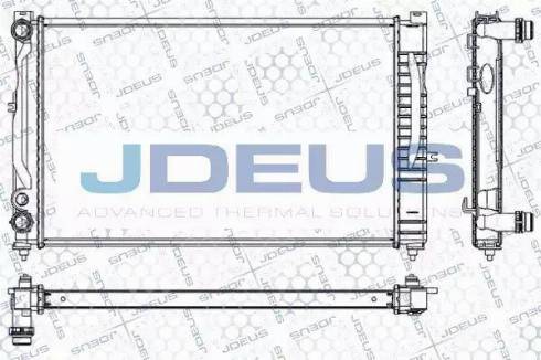 Jdeus RA0010160 - Радиатор, охлаждение двигателя autospares.lv