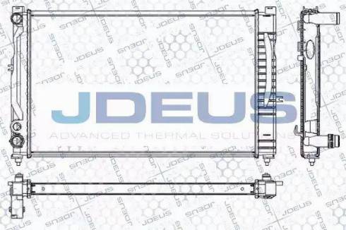 Jdeus RA0010180 - Радиатор, охлаждение двигателя autospares.lv