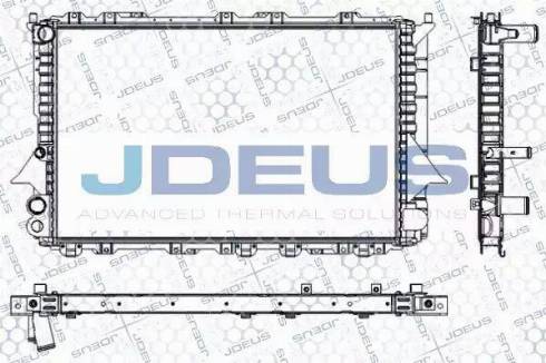 Jdeus RA0010130 - Радиатор, охлаждение двигателя autospares.lv