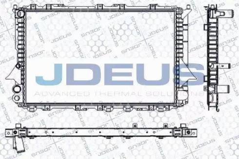 Jdeus RA0010120 - Радиатор, охлаждение двигателя autospares.lv