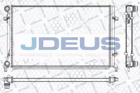 Jdeus RA0010330 - Радиатор, охлаждение двигателя autospares.lv