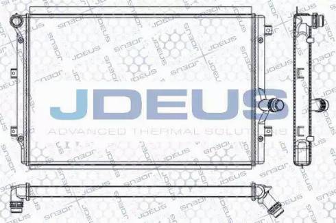 Jdeus RA0010320 - Радиатор, охлаждение двигателя autospares.lv