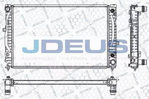 Jdeus RA0010220 - Радиатор, охлаждение двигателя autospares.lv