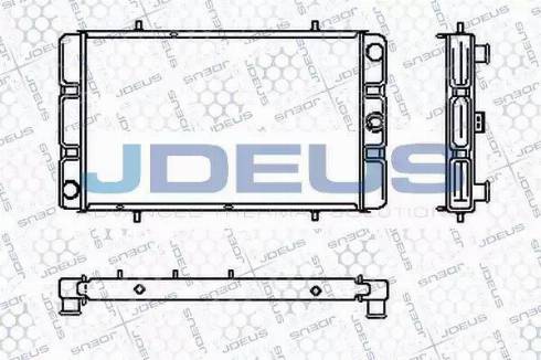 Jdeus RA0020150 - Радиатор, охлаждение двигателя autospares.lv