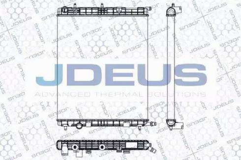 Jdeus RA0070090 - Радиатор, охлаждение двигателя autospares.lv