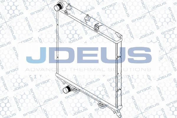 Jdeus RA0070091 - Радиатор, охлаждение двигателя autospares.lv