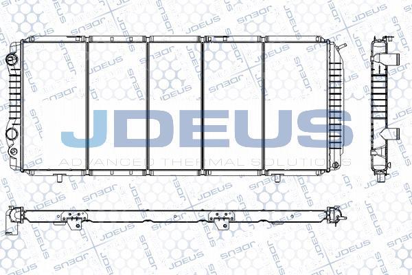 Jdeus RA0070040 - Радиатор, охлаждение двигателя autospares.lv