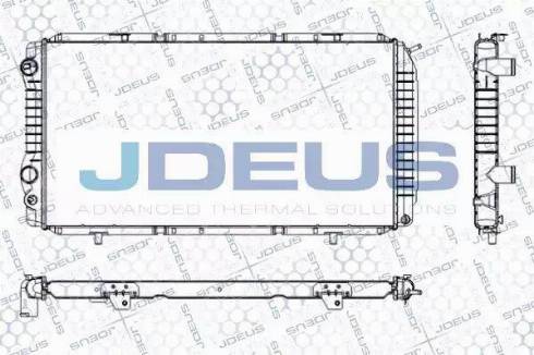 Jdeus RA0070059 - Радиатор, охлаждение двигателя autospares.lv